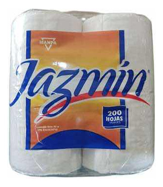 Papel Higiénico Jazmin 200 Hojas Por Bulto 12 Und