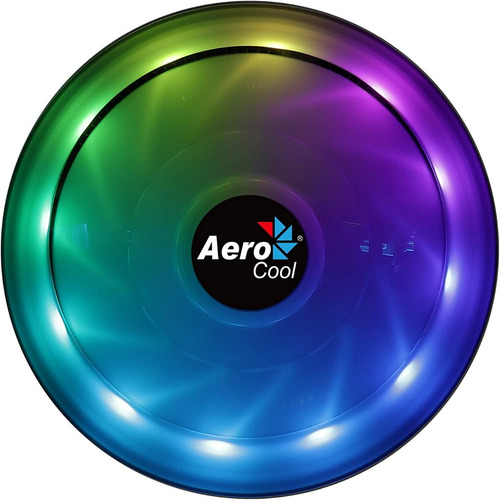 Imagen 2 de 6 de Cooler Cpu Aerocool Core Plus Argb 1151 Am4 Pwm Fan Rgb