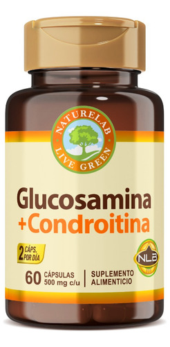 Glucosamina + Condroitina - 60 Cápsulas - Naturelab
