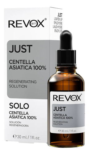 Revox B77 Centella Asiática · Solución Regeneradora Tipo de piel Piel seca, propensa al acne y al enrojecimiento