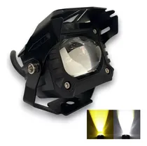 Comprar Faro Led Lupa Ambar Y Blanca Con Ojo De Angel 4x4 Moto Utv