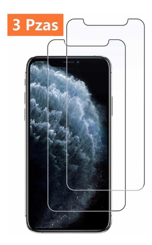 Micas Cristal 3 Piezas Apple iPhone Protector De Pantalla