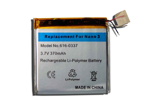 Bateria iPod Nano Tercera Generacion 3.7v 370mah Tco