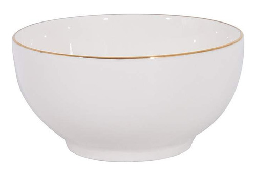 Set 6 Bowl 15cm Porcelana Royal Borde Dorado Hallen