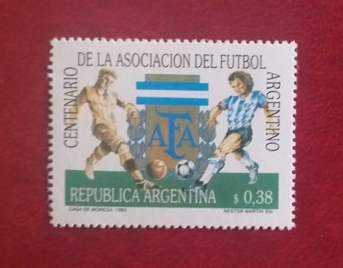 1993. Centenario De La Asociación Del Fútbol Argentino. Mint
