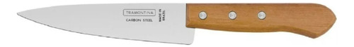 Cuchillo De Cocina N6 27,6cm Mango Madera Carbón Tramontina