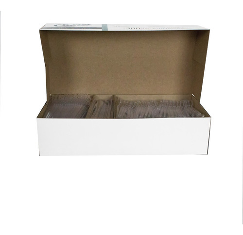 Imagen 4 de 4 de 300 Cubiertos Desechables Premium Chinet Cut Crystal Grande