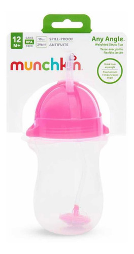 Vaso Pitillo Con Pesa Flexible 7oz Munchkin