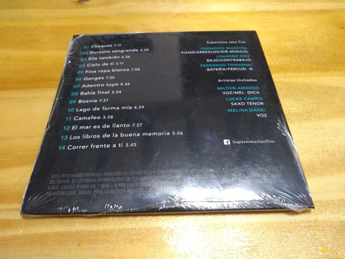 Imagen 2 de 2 de L. A. S. - Supernova Jazz Trío - Cd - 2015 - Nuevo