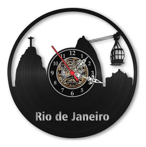 Relógio Rio De Janeiro Cidade Agência Turismo Viagens Vinil