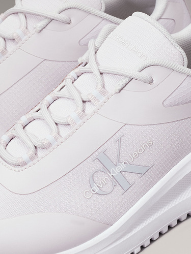 Zapatillas Eva Runner Low Lace Mix Ml Wn Morado Calvin Klein