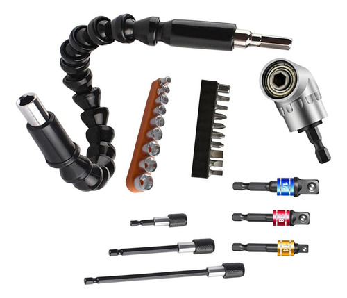 Kit De Broca De Extensión De Ángulo Flexible Para 27pcs