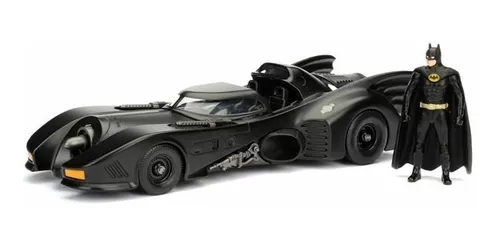 Auto Batimovil Con Muñeco Batman Metal Jada 1:24 Mundomanias