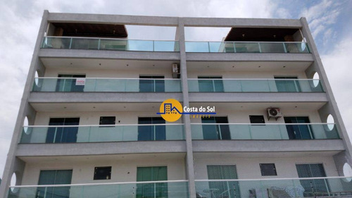 Excelente Apartamento Com 2 Dormitórios À Venda, 80 M² Por R$ 295.000,00 - Recreio - Rio Das Ostras/rj - Ap0703