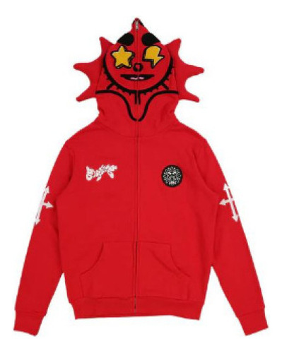 3d Full Print Loose Hoodie Y2k