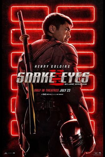 Snake Eyes G.i. Joe Poster Original De La Película