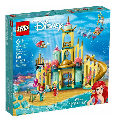 Lego 43207 Disney Palacio Submarino De Ariel
