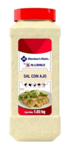 Sal Con Ajo Mccormick 1.03kg