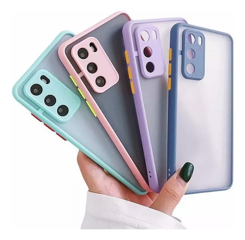 Carcasa Para Xiaomi Redmi 9c Borde Colores Proteccion Camara