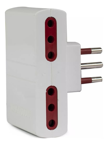 Adaptador 4 Tomas Ficha 3l Conatel Color Blanco 10 Amperajes