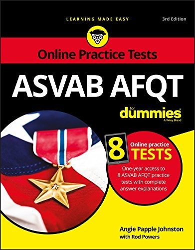 Book : Asvab Afqt For Dummies Book 8 Practice Tests Online.