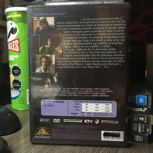Sexo, Mentiras Y Video (1989) Director: Steven Soderbergh (Usado)