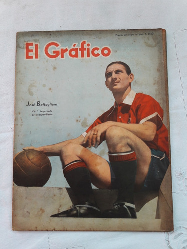 El Gráfico Nº 1348 Año 1945 Jose Batagliero Independiente