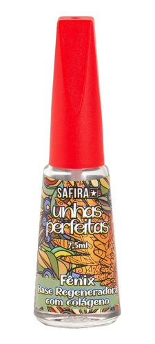 Base Regeneradora Para Unhas Com Colágeno 7,5ml Fênix Safira