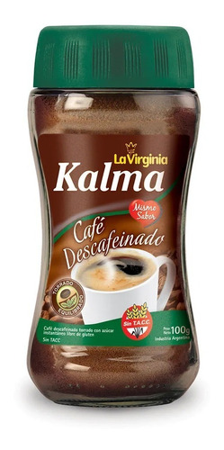 Cafe Instantaneo La Virginia Descafeinado Kalma X170g S Tacc