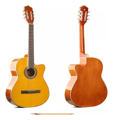 Guitarra Deviser Cutawey Color Naranjo 40 PuLG