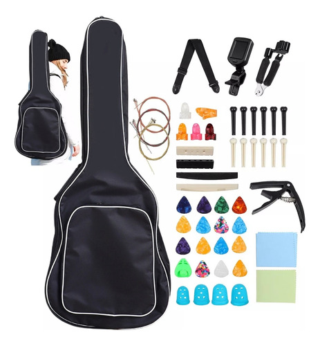 Accesorio Para Guitarra Conjunto De Cuerda Bolsa De Guitarra