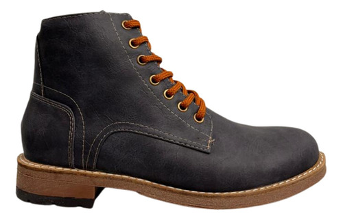 Borcegos De Cuero Hombre Botas Zapatillas Zapatos Acordonado