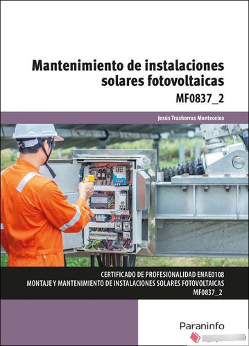 Libro: Mantenimiento De Instalaciones Solares Fotovoltaicas.