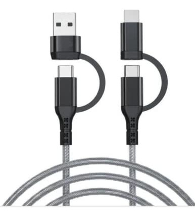 Cable De Carga Multirápida Joyful Bytes Usb C Pd 60 W De Nai