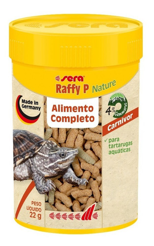 Ração P/ Tartarugas Aquáticas Sera Raffy P Nature 22g