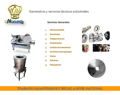 Imagen 3 de 5 de Servicios Técnicos Batidoras, Sierras, Rebanadoras, Molinos