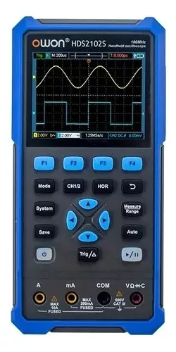 Osciloscopio Portátil Hds2102s 100 Mhz 2 Canales Owon