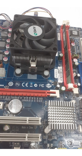 Kit Pc Completo Placa Mãe + Phenon X4 + Hd 1tb + 4gb Ram Azul