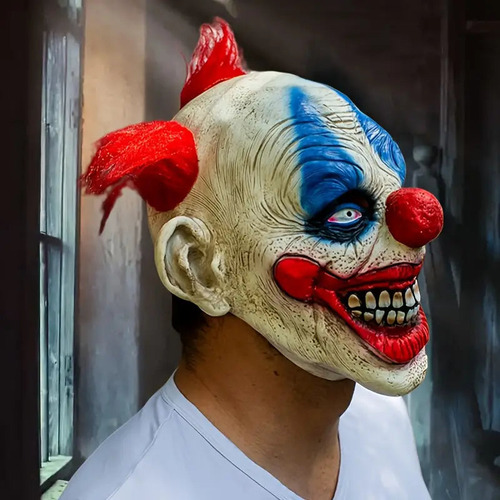 Broma Máscara De Payaso Funky Terror Hallowen Indigo72