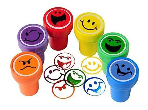 Gran Cantidad De 6 Colores Surtidos Smile Smile Face Mini St