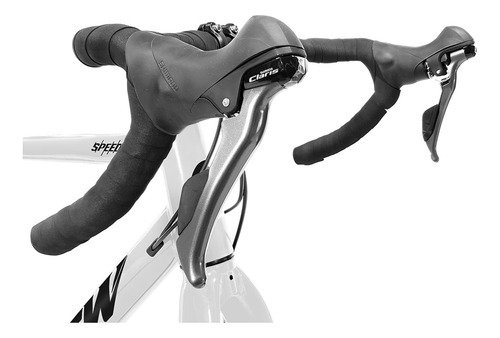 Bicicleta Speed Road Aro 700 Ksw Com Shimano Claris 2x8 16v
