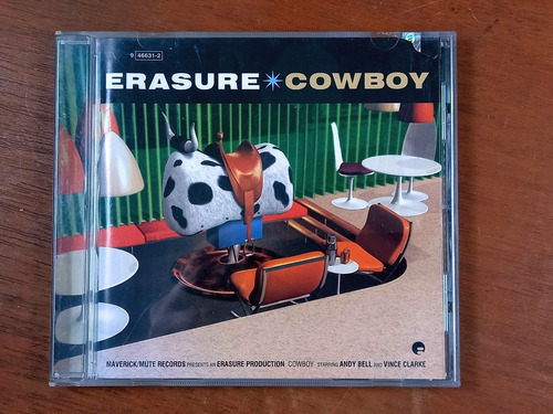 Cd Erasure - Cowboy (1996) Usa Edicion Limitada R10