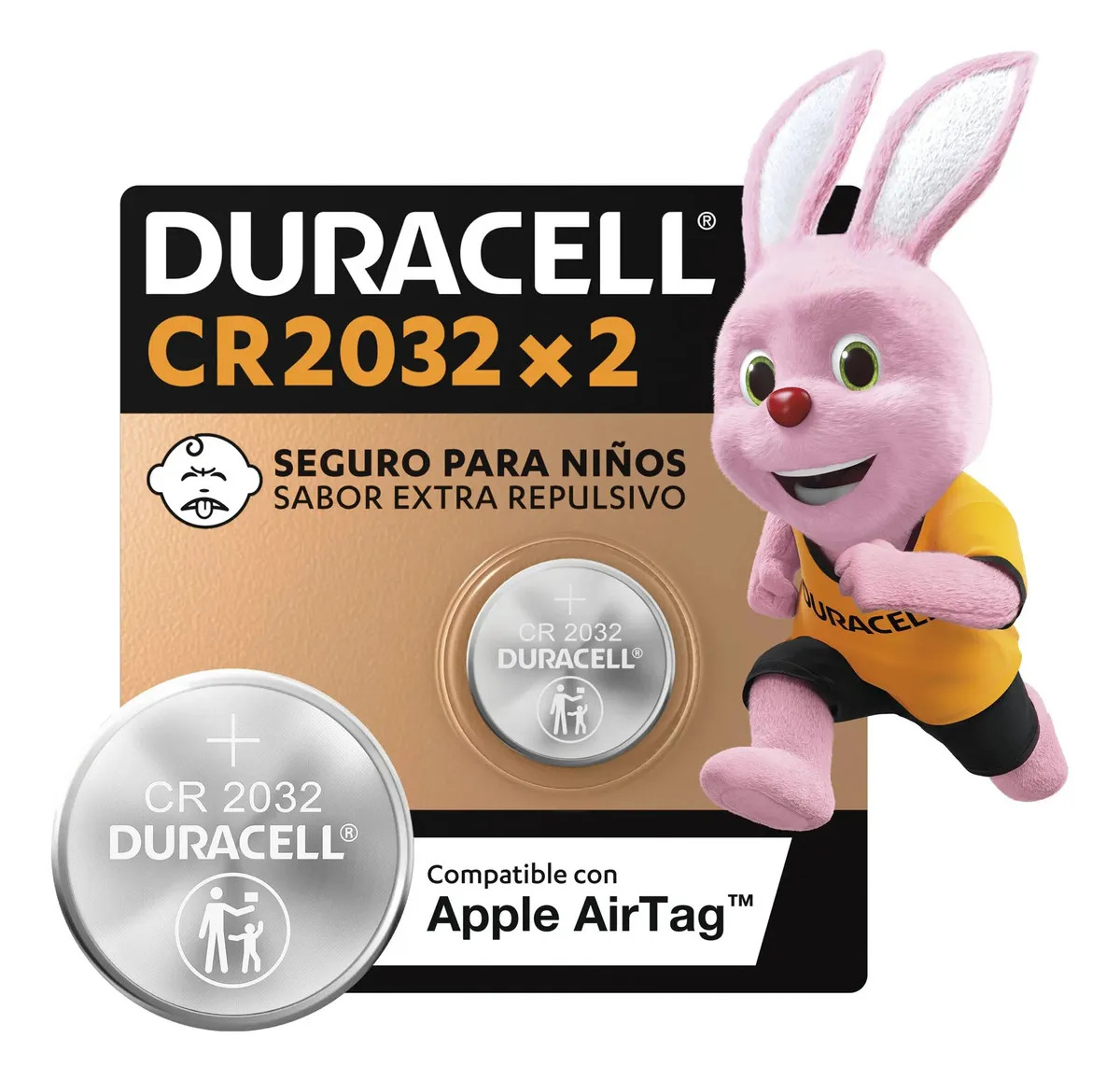 Duracell Pilas CR2032 de Litio 3V, Pack de 2 pilas
