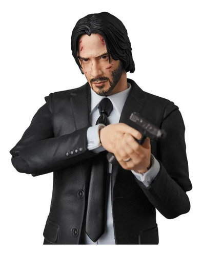 Dt Figura De Acción Mafex 085 De John Wick, Modelo De