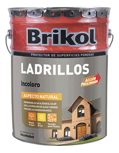 Brikol Ladrillos Impermeabilizante Protector X 20lts - Prestigio Color Natural