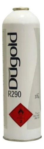 Fluido Gás Refrigerante Dugold Propano R290 370g Un1978