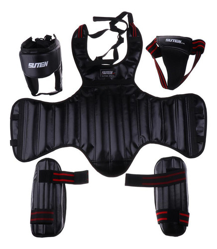 Karate Sparring Crotch Groin Cup Casco De Boxeo De Pecho