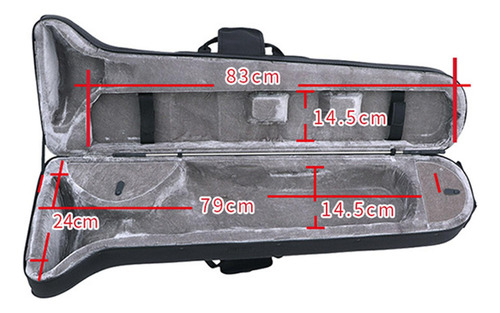 Tenor Trombone Protect Mochila Carry Bag Oxford Pano Para