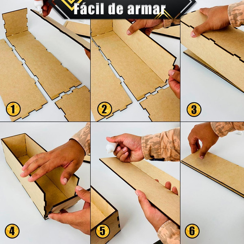 Imagen 10 de 10 de Porta Botellas Vinos Caja Madera Mdf Regalo Recuerdos Fiesta
