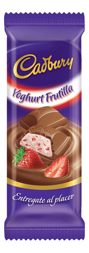 Tableta chocolate Cadbury yoghurt frutilla 162g